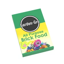 Garden-Gro Brick Food Soil  - Custom Printed - Flowers - 2x3  - Brick City