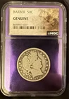 1912 Barber Half Dollar 50c NGC Traderbea TAT Purple Core!