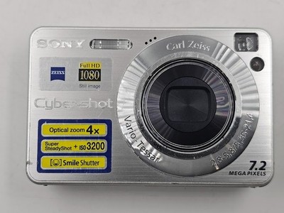 Sony Cyber-Shot DSC-W120 7,2 MP Digitalkamera Silber - Funktioniert