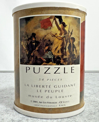 vintage Musée du Louvre LA LIBERTE GUIDANT LE PEUPLE 54 pc Jigsaw Puzzle 2001