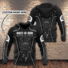 Personalized Harley Racing Davidson 3D Hoodie , Unisex Adults S-5XL