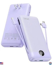 20000mAh Portable Charger, Fast Charging Power Bank, 4 Outputs, LED Display,