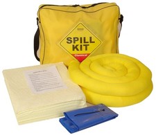 50 Litre Chemical/Universal Spill Kit in a Shoulder Bag - Portable Spill Respons