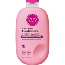 eos Body Wash Pomegranate Raspberry Cashmere, 16 fl oz, Vegan Shea Cocoa Butter