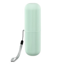 1Pcs Travel Toothbrush Case, 7.48 x 2.36" Travel Toothbrush Holder, Green
