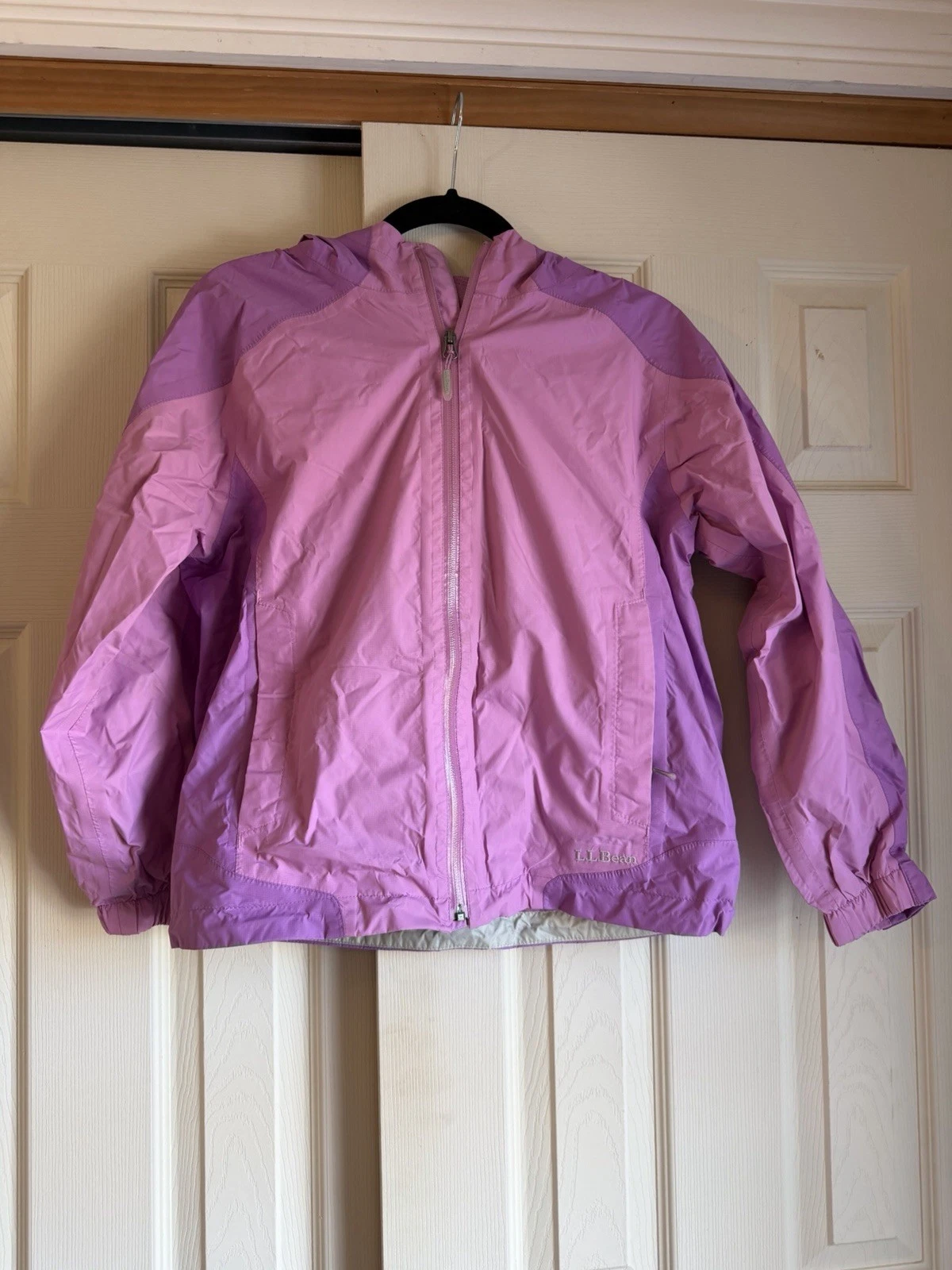 L.L. Bean Gortex Kids L 14-16 Windbreaker Jacket Full Zip Hooded Purple
Opens in a new window or tab