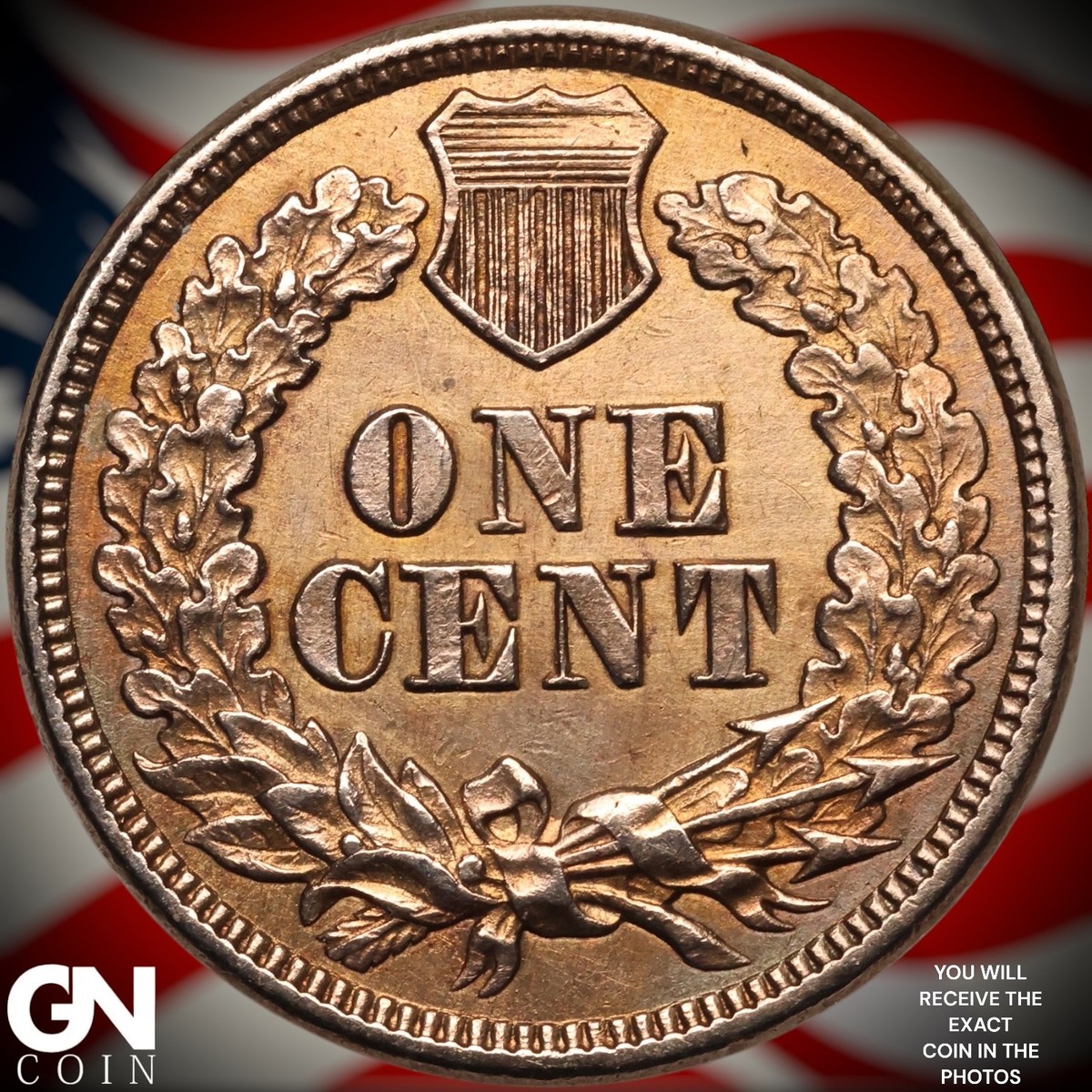 1860 POINTED BUST Indian Head Cent Penny A9567 | eBay