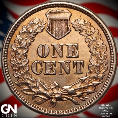 1860 POINTED BUST Indian Head Cent Penny A9567 | eBay