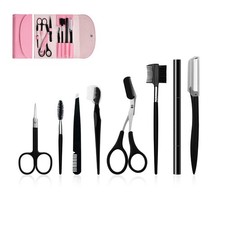 8-In-1 Eyebrow Shaping Grooming Kit Eyelash Facial Hair Trimmer Scissors