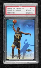 1999-00 Flair Showcase Rookie 1435/2000 Jonathan Bender #115 PSA 10 GEM MT 0ad