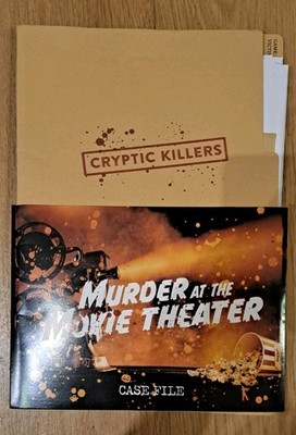 Murder At The Movie Theatre - Cryptic Killers (Krimispiel)