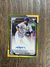 2024 Bowman Chrome - Prospect Autographs Kendry Rojas #CPA-KR Gold Refractor /50