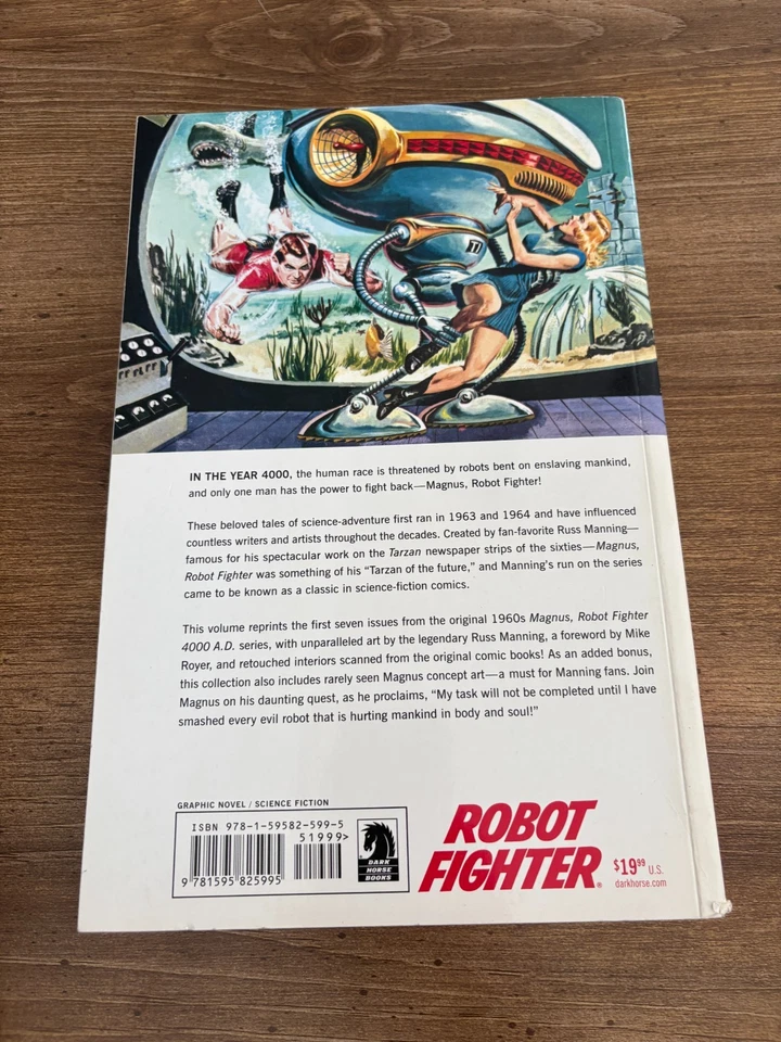 Magnus Robot Fighter 4000 AD V 1 TPB novela gráfica cómic Dark Horse 8 J353 Foto 2 de 2