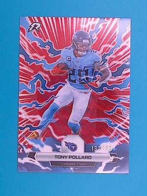 2025 Topps Resurgence Football - Tony Pollard #96 Crimson Surge 137/199