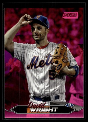 David Wright 2024 Stadium Club Pink Foil Card #151