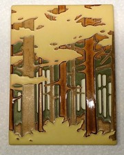 MOTAWI TILEWORKS Autumn Woodland  6" x 8"  Addison LeBoutillier