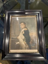 Framed Napoleon Bonaparte Aquatint Print – c.1815 – With Certificate