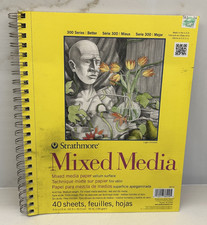 Strathmore Mixed Media Vellum Spiral Paper Pad 9"X12"-40 Sheets