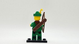 LEGO minifigure Forestman cas123a Castle Forestmen 6066 6103 yellow plume pouch