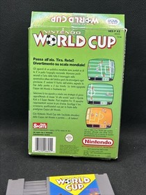 Nintendo NES TESTATO world cup Con Scatola No Istruzioni