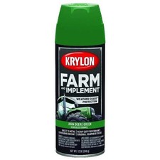1 PC Krylon 'K01932008 Spray Paint, John Deere Green, High-Gloss, Solvent,
