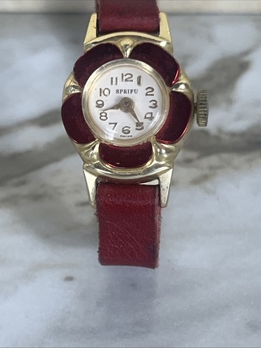 Vintage Sprifu Flower Watch For Parts - Photo 4/9