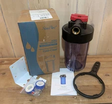 SimPure Whole House Water Filter Housing 1045-Clear NOB- DOES NOT INCLUDE FILTER