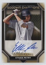 2024 Upper Deck Goodwin Champions Ethan Petry #A-EP Auto uf7