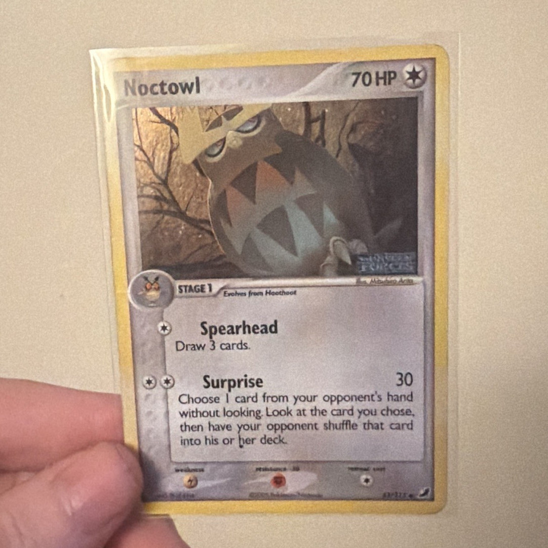 Pokemon TCG Noctowl 43/115 Unseen Forces Reverse Holo Eng Stage 1 70 HP UC
