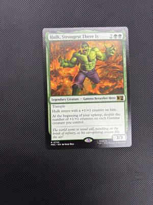 MTG Hulk, Strongest There Is, Non-Foil Commander: Marvel Super Heroes 0724