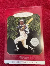Hallmark Keepsake Baseball Ornaments Aaron Gehrig Paige Robinson