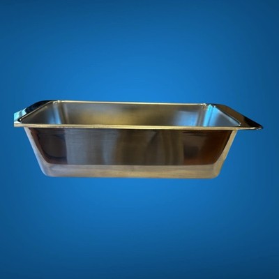 Revere Ware 2517 Stainless Steel Bread Loaf Pan 2QT 9.5x5.25x2.75 1988 No Dents