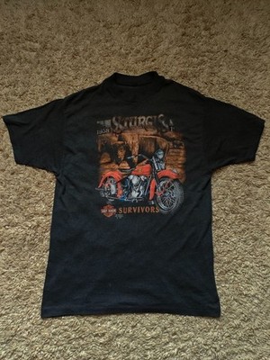 Vintage 1991 3D Emblem x Harley Davidson Survivors T-shirt