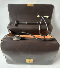 Borsa da Medico Vintage in Vera pelle Anni '60