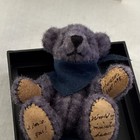 Vintage World of Miniature Bears Plaid Mini Artist Bear Theresa Yang COA — photo 4