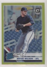 2019 Panini Donruss Optic Rated Rookies Lime Green Prizm Bryse Wilson #61 6h5