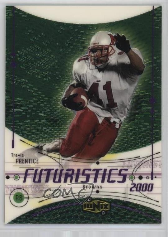 2000 UD Ionix Futuristics Missing Serial Number Travis Prentice Rookie RC 0q3