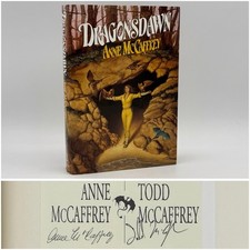 Product Image: *2x signed* Dragonsdawn - Anne McCaffrey (1st edition 1st print) Del Rey, 1988