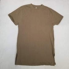 Fear of God Essentials Crew Neck Short Sleeve Basic Long T-Shirt Men's M Taupe