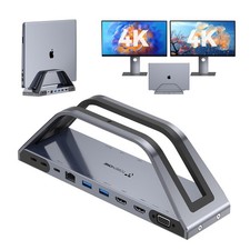 14-in-1 MacBook Pro/Air Docking Station Dual 4K Monitor, Laptop Docking Stati...
