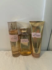 bath and body works 3pc Set IN THE STARS   Frag Mist, body cream, & shower Gel