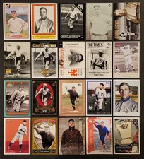 Lot of 20 Different CHRISTY MATHEWSON Baseball Cards HOF 1983-2023 BB7415
