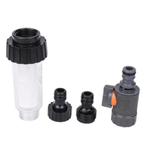 Pressure Washer Filter with Quick Adapter System for Efficient Water Control