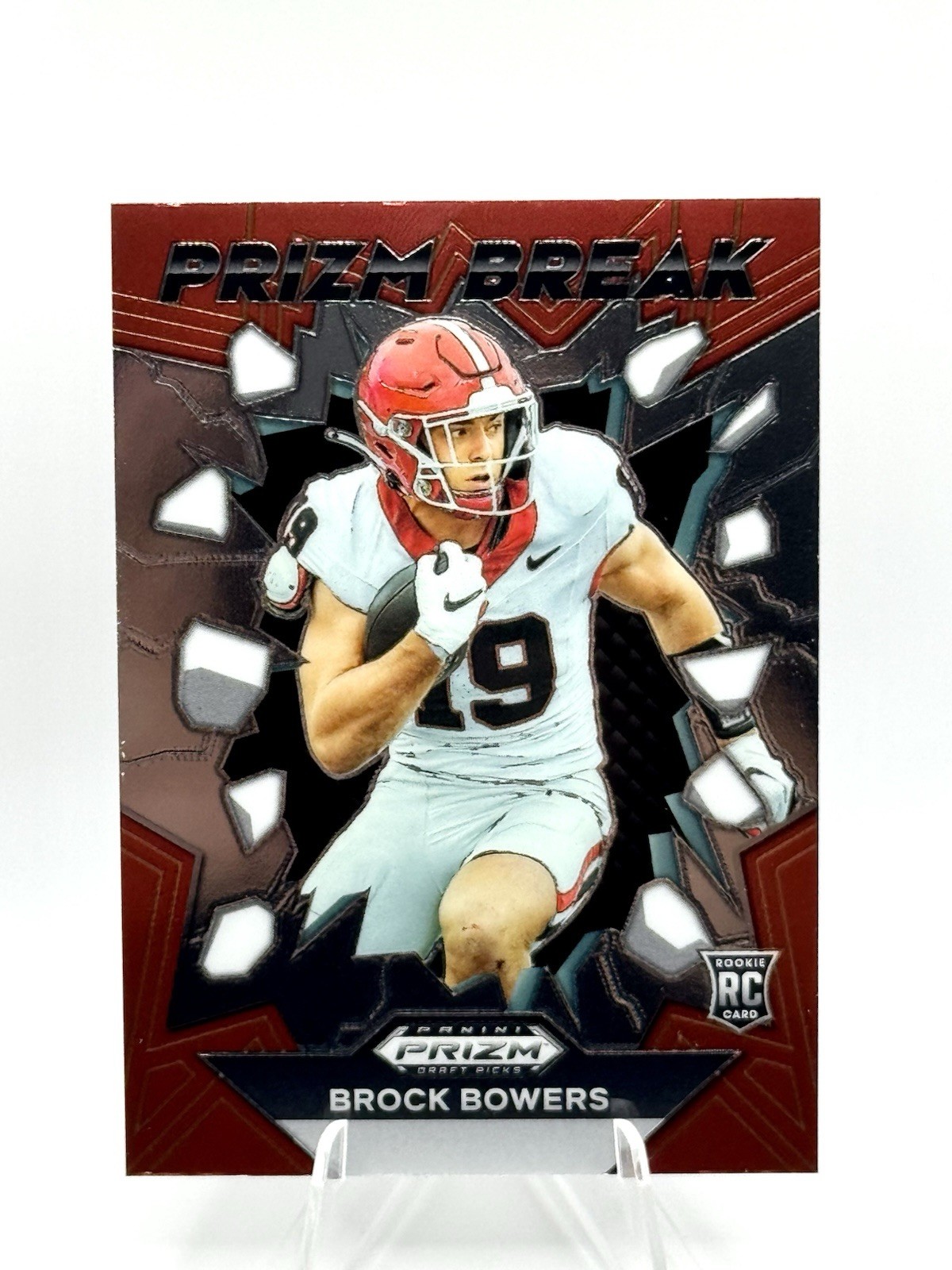 2024 Panini Prizm Draft Picks - Prizm Break Brock Bowers (RC) Georgia Raiders