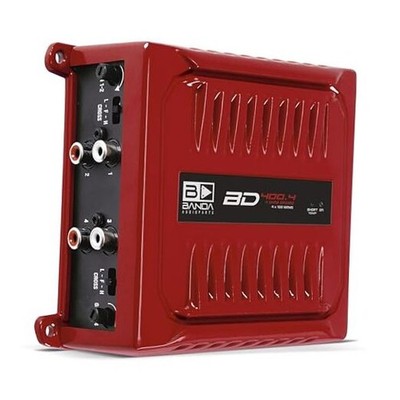  BD400.4RED Four Channel 4 x 100 Watt Rms Full Range Car Audio Amplfier 4 Ohms 