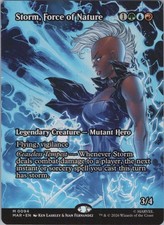 Storm Force of Nature Borderless M Marvel Universe Eternal-Legal 94 NM