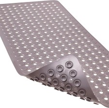 Non-Slip Bathtub and Shower Mats,Power Grip Bath Mat 35 x 16.3 Inch with Suction