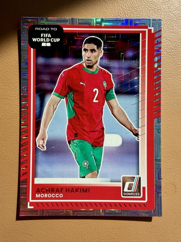 2025-26 Panini Donruss FIFA World Cup Achraf Hakimi Morocco Maze Parallel 🇲🇦