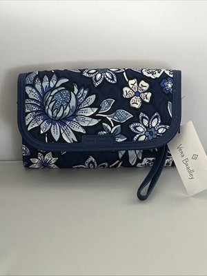 Vera Bradley Trimmed Wristlet Wallet New With Tags Tropics Tapestry