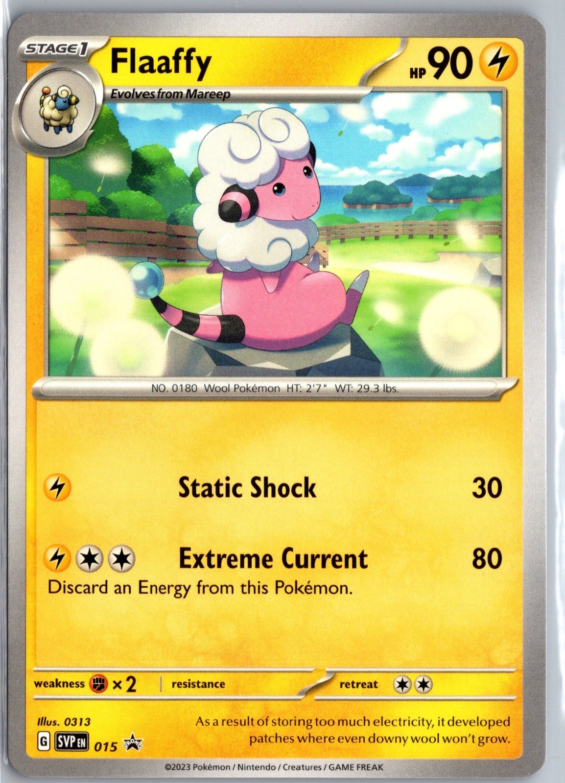Flaaffy Promo SV: Scarlet & Violet Promo Cards 015 NM